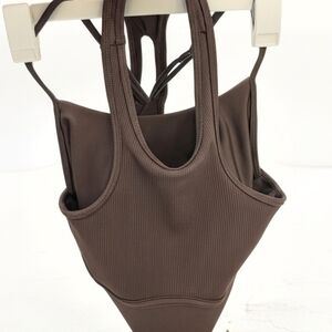 ALO Yoga Ribbed Airlift Enchanted Bra Top